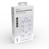 Solight přepěťová ochrana, 8z, USB A+C, 2m, bílá PO80