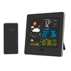 Solight meteostanice, barevný LCD, teplota, vlhkost,RCC, černá TE80