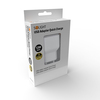 Solight USB nabíjecí adaptér, fast charge: 1x USB Qualcomm, 5V2A/9V1.5A/12V1A, AC 230V, bílošedý DC51