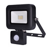 Solight LED reflektor PRO se senzorem, 10W, 850lm, 5000K, IP44 WM-10WS-L