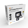 Solight LED reflektor PRO se senzorem, 20W, 1840lm, 5000K, IP44 WM-20WS-L