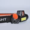 Solight LED čelová nabíjecí svítilna, 3W + COB,150 + 60lm, Li-ion, USB WN32