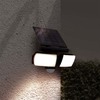 Solight LED solární osvětlení se senzorem, 8W, 600lm, Li-on, černá WO772