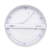 Solight LED mini panel CCT, přisazený, 12W, 900lm, 3000K, 4000K, 6000K, kulatý WD170
