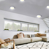 Solight LED mini panel CCT, přisazený, 24W, 1800lm, 3000K, 4000K, 6000K, kulatý WD174