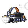Solight LED čelová nabíjecí svítilna 550, 550lm, Li-Ion WN35