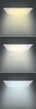 Solight LED mini panel CCT, podhledový, 6W, 450lm, 3000K, 4000K, 6000K, čtvercový WD147