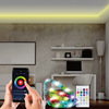 Solight wifi Smart LED světelný pás, RGB, 5m, sada s adaptérem a dálkovým ovladačem WM57