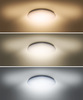 Solight LED stropní světlo Plain, 3CCT, 24W, 1920lm, 3000K, 4000K, 6000K, kulaté, 38cm WO788