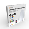 Solight LED smart stropní světlo Wave, 30W, 2300lm, wifi, RGB + CCT, dálkové ovládání WO792