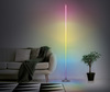 Solight LED smart stojací lampa Rainbow, wifi, RGB, CCT, 140cm WO62