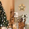Solight LED nástěnná dekorace vánoční hvězda, 24x LED, 2x AA 1V261