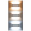 Solight LED venkovní nástěnné osvětlení Modena, 12W, 680lm, 120°, bílá WO800-W