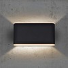 Solight LED venkovní nástěnné osvětlení Modena, 12W, 800lm, 3CCT, černá WO800-B-1