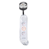 Solight prodlužovací přívod 3 zásuvky, s USB A+C nabíječka 12W, 2m, 3 x 1mm2, bílý, vypínač PP111USBC