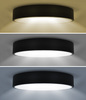 Solight LED stropní osvětlení LECCE, 3CCT, 48W, 2900lm, 40cm, 3000/4000/6000K, černá WO804-B