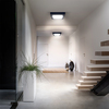 Solight LED mini panel CCT, přisazený, 18W, 1530lm, 3000K, 4000K, 6000K, čtvercový, černá barva WD173-B