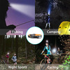 Solight LED čelová nabíjecí svítilna, 150 + 100lm, bílé a červené světlo, Li-Ion WN40
