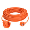 Solight 1z pohyblivý přívod - spojka, 20m, 2 x 1,5mm2, oranžová PS22