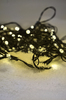 Solight LED venkovní vánoční řetěz, 100LED, 10m, 3m přívod, 8 funkcí, IP44, 3x AA, teplá bílá 1V57-WW