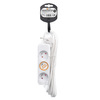 Solight prodlužovací přívod 3m, 3 zásuvky, 16A/3680W, PVC, bílý PP03X