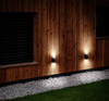 Solight LED venkovní nástěnné osvětlení Potenza, 2x GU10, černá WO811