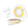 Solight LED COB pásek, sada s adaptérem, vypínač, 5m, 8W/m, 800lm/m, teplá bílá WM59-WW