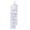 Solight prodlužovací přívod 6 zásuvek, 2m, 3 x 1mm2, bílý, 6+1 vypínač PP160