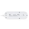 Solight 2z + USB A+C 17W, cestovní prodlužovací přívod 1.5m, bílý PP154C