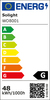 Solight LED osvětlení s dálkovým ovladačem Grey , 48W, 3360lm, 38cm, změna chromatičnosti, stmívatelné WO8001