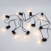 Solight venkovní řetěz s dekorativním LED žárovkami, 10x micro LED žárovka, 3m, 3xAA 1V270