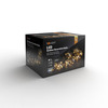 Solight venkovní řetěz s dekorativním LED žárovkami, 10x micro LED žárovka, 3m, 3xAA 1V270