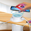 Solight bezdrátová 15W + USB A+C 20W PD výsuvná nabíječka, bílá DC64W-PD20