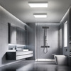 Solight LED stropní osvětlení přisazené, 40W,  4800lm, 4000K, UGR WO27-W
