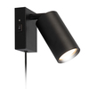 Solight nástěnná lampička CELE, 1x GU10, černá WO3002-B