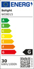 Solight LED osvětlení s dálkovým ovladačem Floco, 30W + 6W RGB, 2100lm, 40cm, změna chromatičnosti, stmívatelné WO8015
