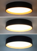 Solight LED osvětlení s dálkovým ovladačem Larios Black, 48W, 3360lm, 39cm, změna chromatičnosti, stmívatelné WO8016