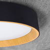 Solight LED osvětlení s dálkovým ovladačem Larios Black, 48W, 3360lm, 39cm, změna chromatičnosti, stmívatelné WO8016