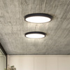 Solight LED osvětlení s dálkovým ovladačem Estela Black, 36W, 2700lm, 30cm, změna chromatičnosti, stmívatelné WO8018