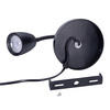 Solight LED nástěnná lampička, stmívatelná, 4W, 280lm, 3000K, černá WO54-B