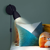 Solight LED nástěnná lampička, stmívatelná, 4W, 280lm, 3000K, černá WO54-B