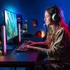 Solight LED RGB osvětlení Gaming, dálkový ovladač, zvukový senzor, USB WL916