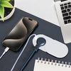 Solight 1z + USB A+C 20W PD vestavná zásuvka s posuvným víčkem, 2m, matná bílá PP124CW-PD20