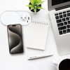Solight 1z + USB A+C 20W PD vestavná zásuvka s posuvným víčkem, 2m, matná bílá PP124CW-PD20