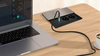 Solight vestavný blok zásuvek s posuvným krytem, 2 zásuvky, USB A+C 20W PD, 2m, stříbrný PP128C-PD20