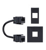 Solight RJ45 Cat6 doplňkový modul pro vestavné zásuvky série PP128 PP128-RJ45
