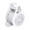 Solight prodlužovací přívod na bubnu 10m, 3 zásuvky, šedý kabel, 3x 1,0mm2 PB25B