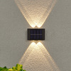 Solight LED solární nástěnné světlo, teplá a studená bílá, 15x10cm WL917
