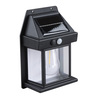 Solight LED solární lucerna nástěnná, teplá bílá, 12x17cm, černá WL918