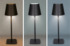 Solight LED nabíjecí lampička Lucca, 120lm, změna CCT, stmívání, černá WO69-B